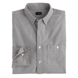 Jaspandeacute cotton shirt in Coal Grey at J. Crew