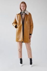 Jaunt Coat In Turmeric Solaris at Refinery29