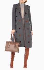 Jaxson Pom Pom Coat at Bcbg