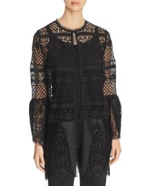 Jaya Crochet Lace Jacket at Elie Tahari