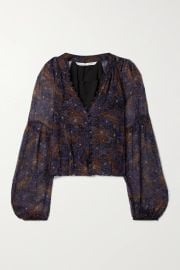 Jayce Silk Blouse by Veronica Beard at Net A Porter