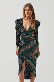 Jayla Sequin Cutout Dress at ASTR The Label