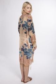 Jayley Luxury Full-length Silk Devore Jacket at Jayley