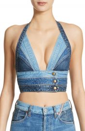 Jean Atelier Farrah Denim Bikini Bralette at Nordstrom