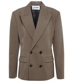 Jean Paul Gaultier - Double-breasted wool-blend blazer at Mytheresa