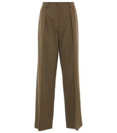 Jean Paul Gaultier - High-rise pleated pants at Mytheresa