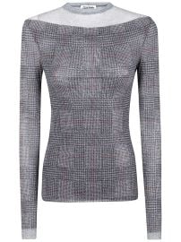 Jean Paul Gaultier Body Shadow And Prince Of Wales Top at Cettire