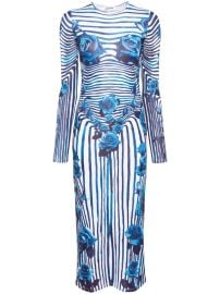 Jean Paul Gaultier Flower Body Morphing Midi Dress - at Farfetch