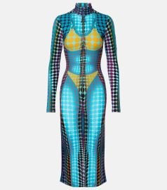 Jean Paul Gaultier Printed midi dress at Mytheresa