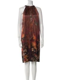 Jean Paul Gaultier Silk Knee Length Dress at The Real Real