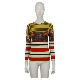 Jean Paul Gaultier Vintage Egyptian Print Top For Sale at 1stDibs jean paul gaultier striped t shirt at 1st Dibs