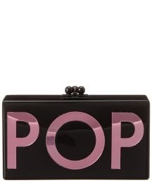 Jean Pop Acrylic Clutch by Edie Parker at Blue Fly