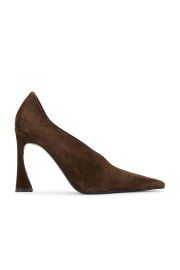 Jeffrey Campbell Hints Pump In Espresso Suede at Revolve