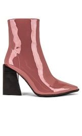 Jeffrey Campbell LA Siren Bootie in Dark Rose Patent at Revolve