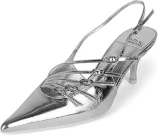 Jeffrey Campbell LASH-2 Women Mule Silver 6 at Amazon