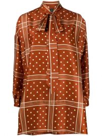 Jejia Relaxed Fit Polka Dot Print Blouse - Farfetch at Farfetch