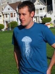 Jellyfish Tee by DandyLionPress at Etsy