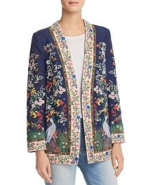 Jenice Embroidered Blazer at Bloomingdales