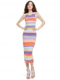 Jenner Striped Dress by Alice + Olivia at Alice + Olivia