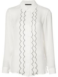 Jenni Kayne Piped Frill Shirt at Farfetch