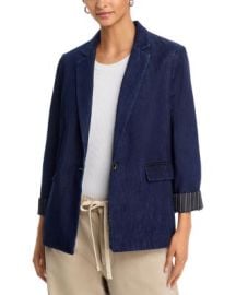Jennie Denim Blazer in Indigo at Bloomingdales