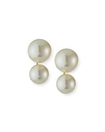 Jennifer Behr Gretel Pearly Earrings at Neiman Marcus