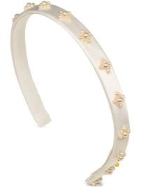 Jennifer Behr Mare pearl-detailing Headband Neutrals at Farfetch
