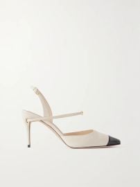 Jennifer Chamandi Vittorio 85 Leather Pumps at Net a Porter