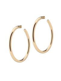 Jennifer Fisher Samira 10K Gold Plated Hoop Earrings at Saks Fifth Avenue