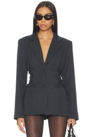 Jennifer Lace Up Blazer at Revolve