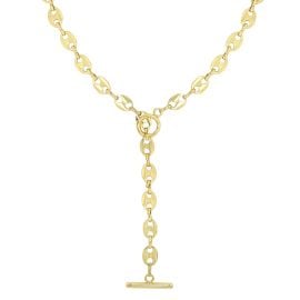 Jennifer Miller Anchor Link Lariat Necklace at Jennifer Miller