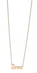 Jennifer Zeuner Jewelry Cursive LOVE Necklace at Shopbop