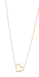 Jennifer Zeuner heart necklace at Shopbop