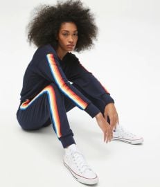 Jenny Jogger with Stripe Trim at Michael Stars