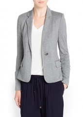 Jersey Blazer at Mango