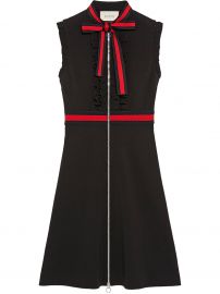 Jersey Dress with Web Trim by Gucci at Farfetch