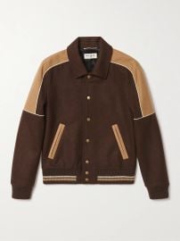 Jersey Knit Varsity Jacket by Saint Laurent at Mr Porter