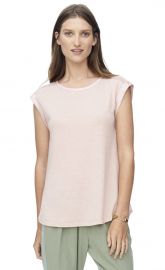 Jersey Top with Mesh at Rebecca Taylor