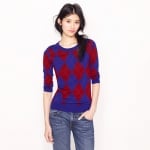 Jess Days argyle sweater from J Crew at J. Crew