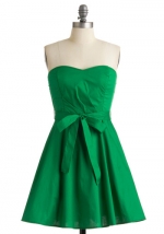 Jess Days green dress on New Girl at Modcloth