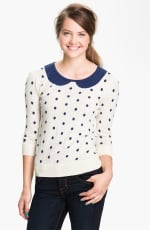 Jess Days polka dot sweater at Nordstrom