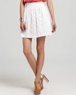 Jess Days white skirt at Bloomingdales