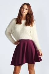 Jess skater skirt at Boohoo