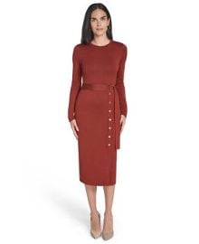 Jessica Howard Women39s Long Sleeve Belted Midi Dress - Macy39s at Macys