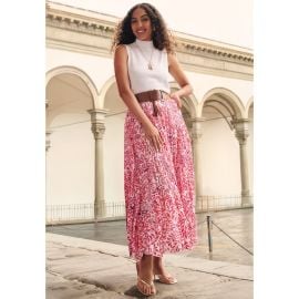 Jessica London Flowing Crinkled Maxi Skirt at Nordstrom