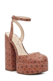 Jessica Simpson Skilla Ankle Strap Platform Pump at Nordstrom