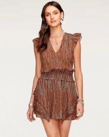 Jessie Striped Mini Dress at Ramy Brook