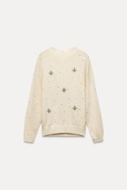 Jewel Knit Sweater at Zara