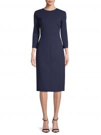 Jewelneck Sheath Dress at Saks Off 5th