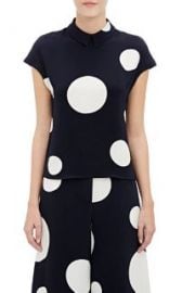 Ji Oh Cap-Sleeve Blouse at Barneys